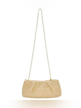 Capittana Oversized Raffia Clutch